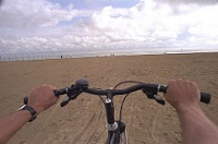 Bici in spiaggia Bibione