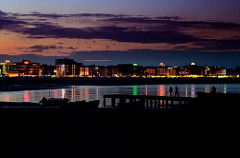 Caorle spiaggia sera