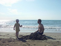 Giocare in spiaggia a Cavallino