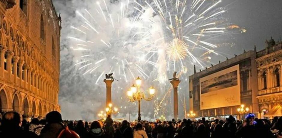 Fuochi d'artificio capodanno a Venezia