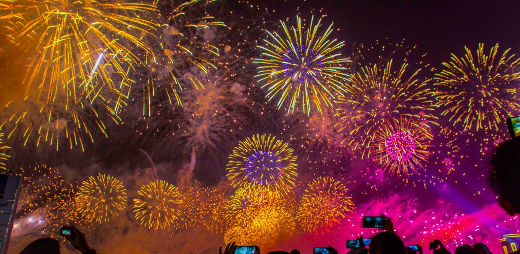 fuochi d'artificio a Venezia a Capodanno